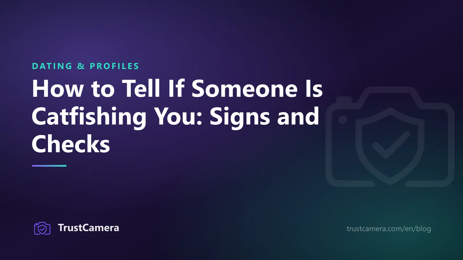 Cover image: how to tell if someone is catfishing you, with signs and checks