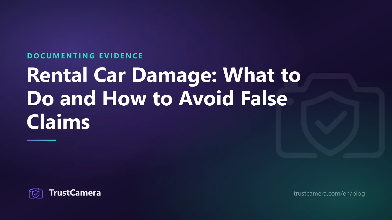 Cover image: rental car damage, what to do and how to avoid false damage claims