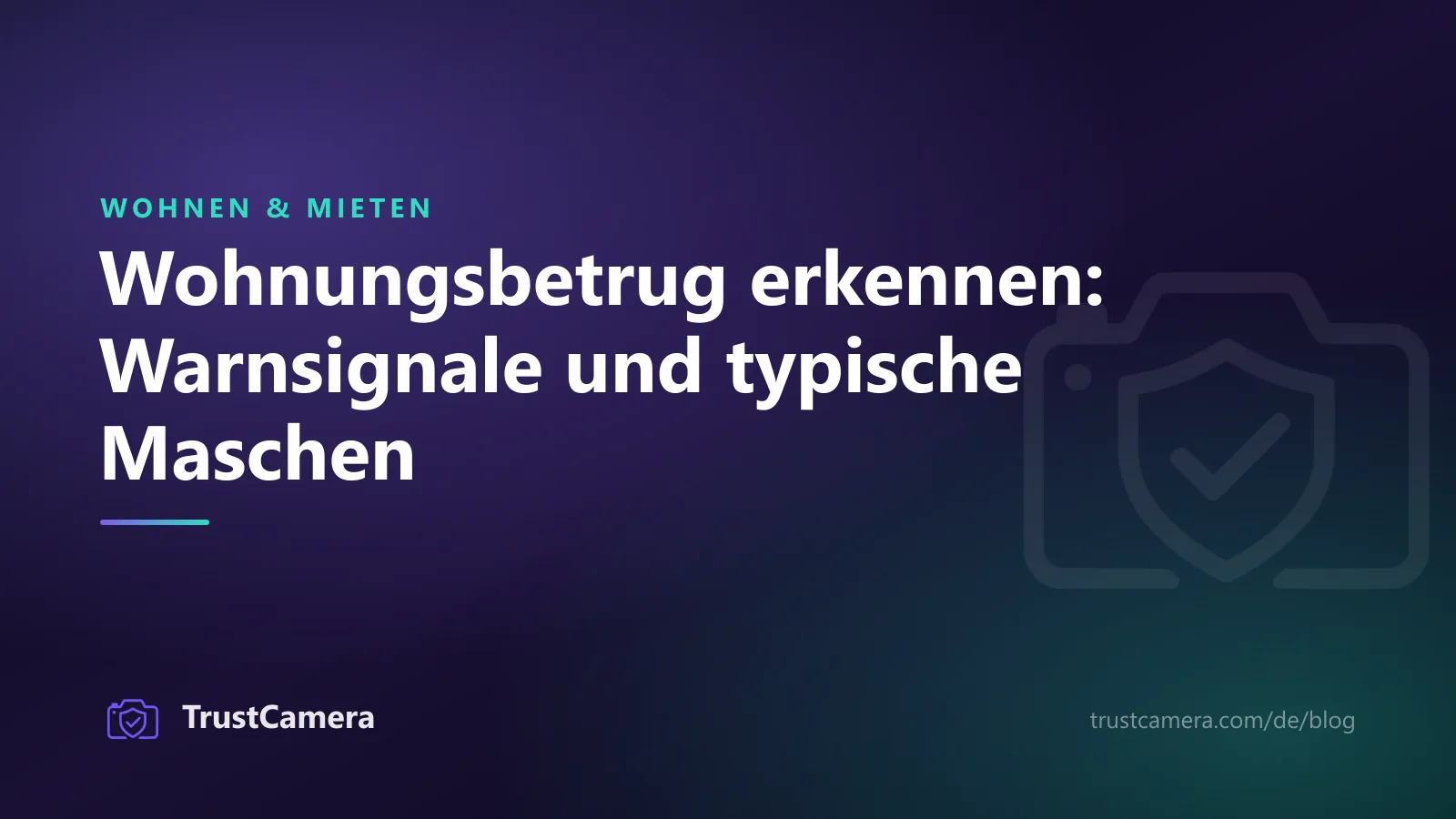 Titelbild: Wohnungsbetrug erkennen, Warnsignale und typische Maschen im Überblick